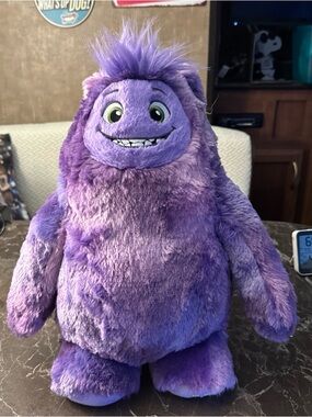 IF Big Purple Monster Imaginary Friends Build A Bear Plush Stuffed Toy W/ sound